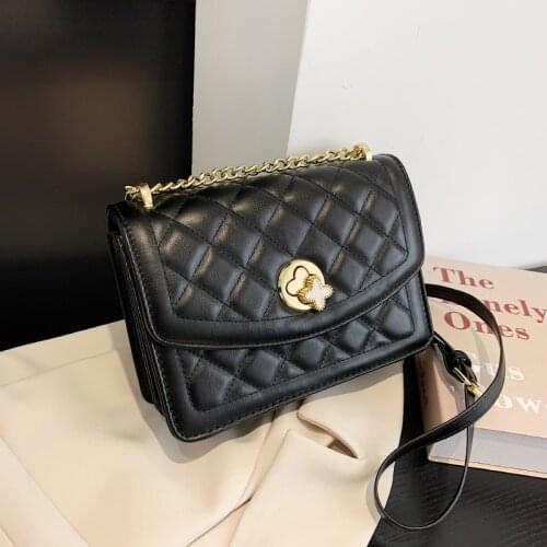 2021 summer new ladies lock small square bag fashion chain bag luxury designer messenger bag casual shoulder bag
