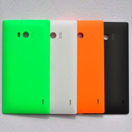 BINYEAE New Plastic Battery Cover Rear Housing For Nokia Microsoft Lumia 930 Back Case With Logo 930 Replace Part
