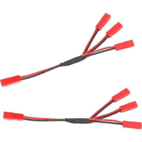 ESC Power Supply JST Female Connector Y Cable for trx4 1/10 RC Rock Crawler Car B36E