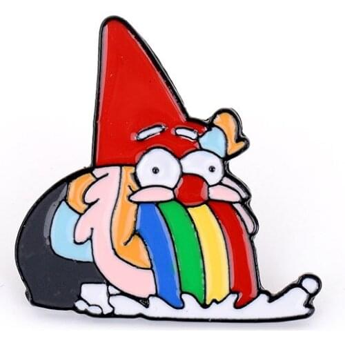 Santa Claus Brooch and Enamel Pin Women Men Metal Lapel Pin Backpack Bags Hat Badge Gifts