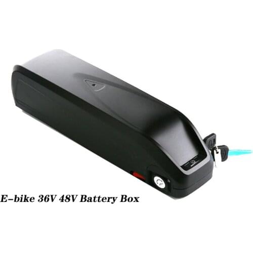 E-bike eBike 36V 48V Li-ion lithium battery box down tube electric bike lithium battery 48v 36v case with free 18650 holder
