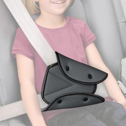 Child Seat Belt Positioner Baby Shoulder Cover Seatbelt Adjustment Holder Car Anti-Neck Neck Kids Safety Accessories Interior