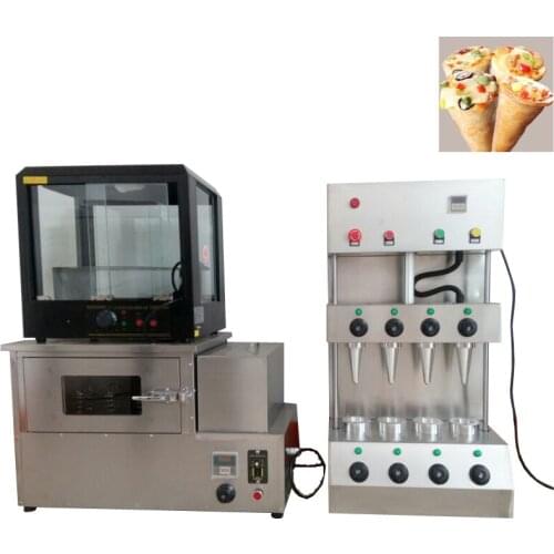 Commercial stainless steel pizza cone machine pizza forming machine pizza oven and display cabinet for sale