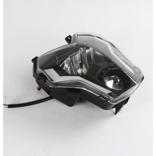 Motorcycle Original Accessories Dazzle Shadow Headlamp Assembly for Haojiang Hj150-7a