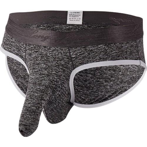 Men Briefs Underwear Mens Sexy Elephant Nose Big Pouch Briefs Underpants Mens Briefs Underwear Shorts Cueca Male Panties