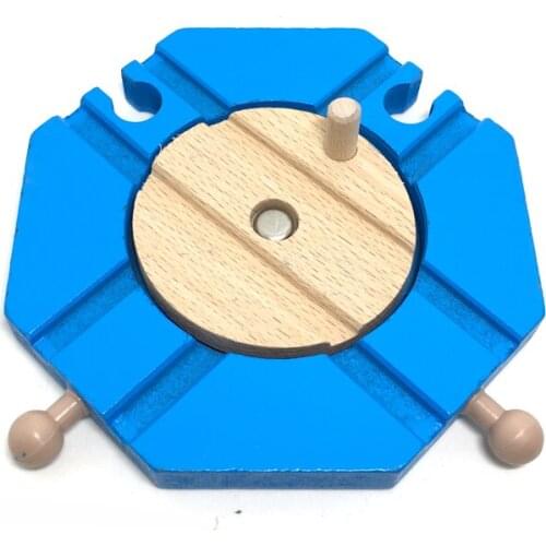 P75 Special rail accessory fork track 4 lane turntable rail Suitable for train wooden track children puzzle assembled toy