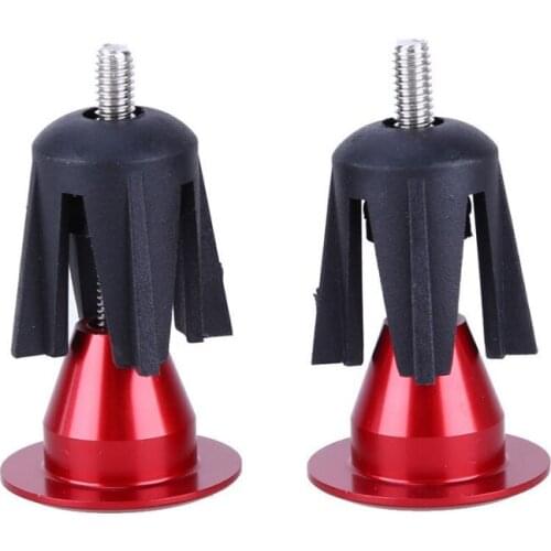 A Pair Bike Handle Bar End Hat Aluminium Alloy Sports MTB Handlebar Plugs Caps for Cycling Bicycle