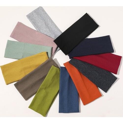 Sport Headbands Knit Hairband Fitness Run Headbands Head Wrap Hair Accessories Headband Makeup Elastic Hair Bands Yoga Bandanas