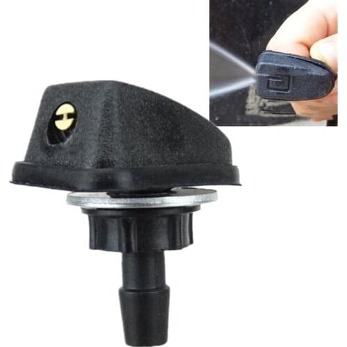 Car Universal Windshield Washer Sprinkler Head Wiper Fan Shaped Spout Cover Water Outlet Nozzle Adjustment