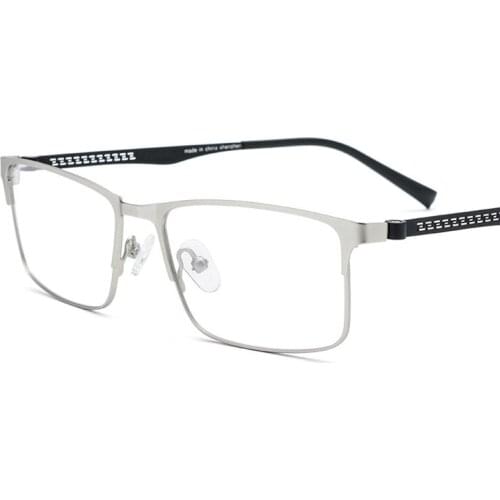 Viodream Business Men Metal Square Full Glasses Frame Optical Prescription Glasses Eyeglasses Frame Armacao De Oculos