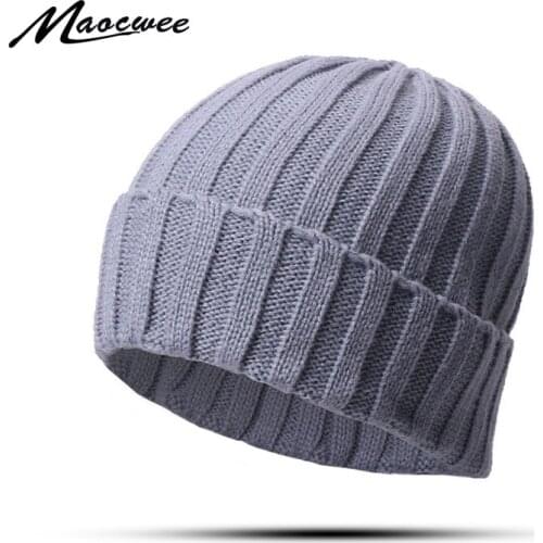 Candy Colors Winter Hat Women Men Knitted Hat Warm Soft Trendy Hat Hip Hop Style Outdoor Windproof Beanie Crochet Slouch Hat