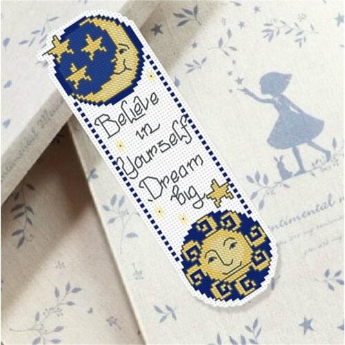 032 DIY Craft Stich Cross Stitch Bookmark Christmas Plastic Fabric Needlework Embroidery Crafts Counted Cross-Stitching Kit