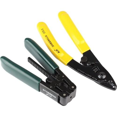 3 In 1 Fiber Optic Cable Wire Stripper CFS-2 and FTTH Drop Cable Jacket Stripper and Combo Stripping Guide Bar