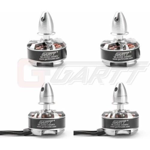 4pcs GARTT ML 2205S 2300KV 2205 Brushless Motor For FPV Drones QAV 150 180 210 250 300 Mini Race Quadcopter Multicopter