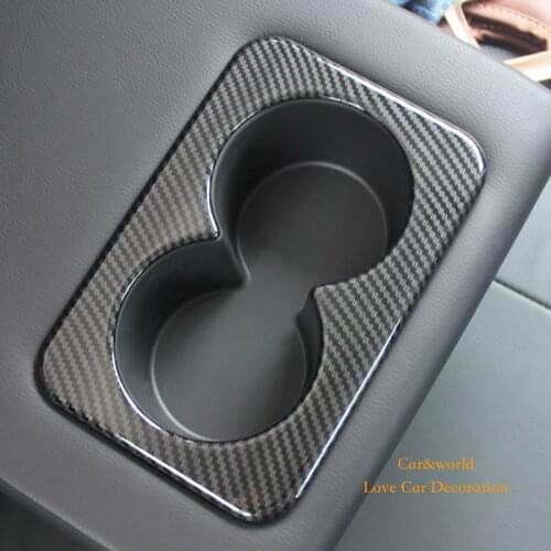 ABS Chrome Rear Water Cup Panel Cover Frame Trim For Nissan Rogue X-Trail T32 2015 2016-2020 XTrail Car-styling Accessories