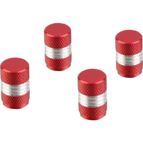 6 Colors good quality Mini 4 X Aluminum Tire/Rim Valve/Wheel Air Port Dust Cover Stems Caps For Car Free Shipping