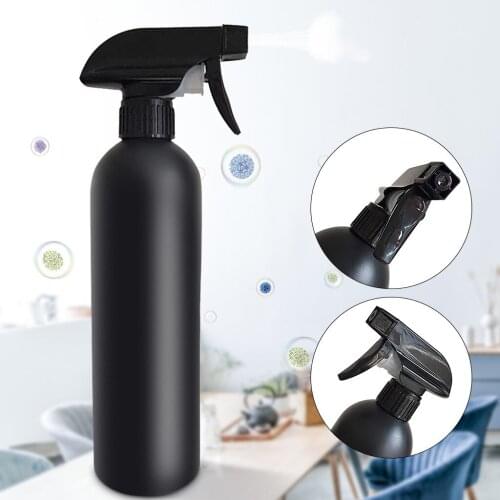 Spray Bottle Black Empty Spray Subdivision Refill Bottle Plastic Liquid Spray Dispenser Hairdresser Tool Garden Watering Tool
