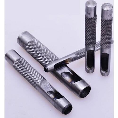 Punching Leather Hole Punch Round Steel Leather Craft Hollow Hole Punch 1mm-30mm for Metal Gaskets Leather Plastic Rubber