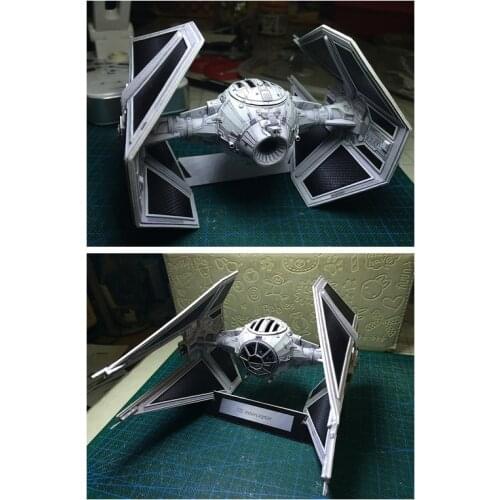TIE interceptor DIY Handcraft PAPER MODEL KIT Handmade Toy Puzzles