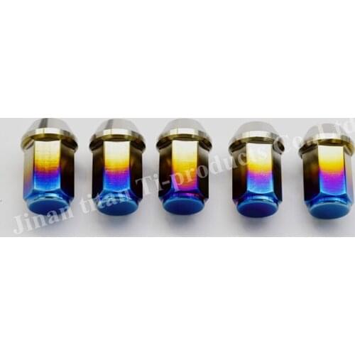 Gr5 titanium lug nut for racing car