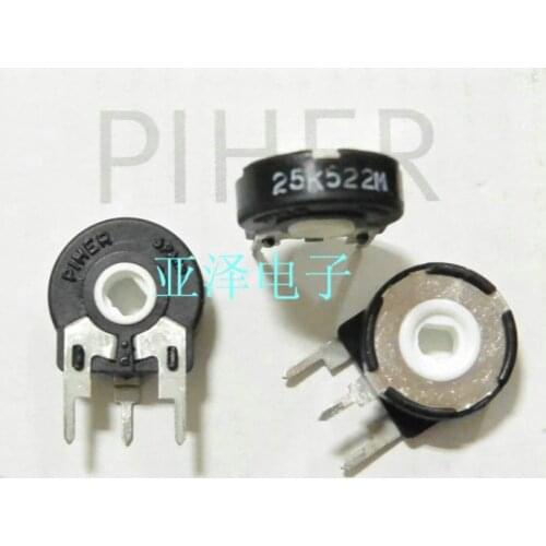 [YK]100% imported Original potentiometer PT15-25K vertical elliptical hole switch