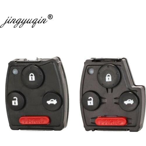 Jinyuqin 200pcs Button Pad for Honda Accord Civic CRV Odysser Pilot Fit 2007-2013 Replace Key internal Case Fob Button