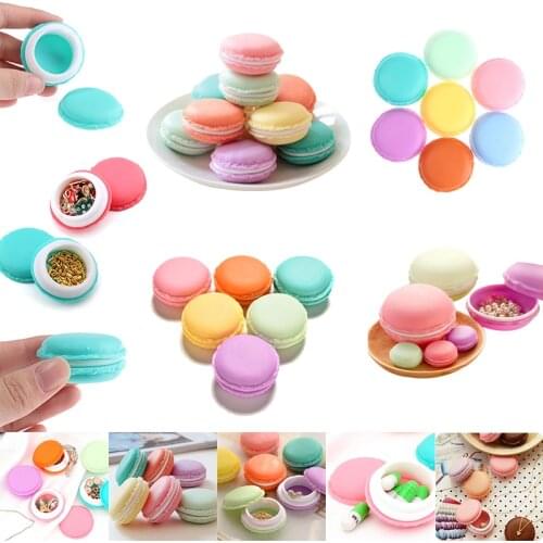 1PCS Pill Case Pill Organizer Medicine Box Drugs Pill Container Round Plastic Storage Candy Color For Pill 6 Colors