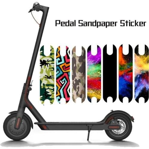 Anti-slip DIY Scooter Pedal Footboard Tape Sandpaper Sticker for XIAOMI Mijia 1s Electric Skateboard Protective Skate Stickers
