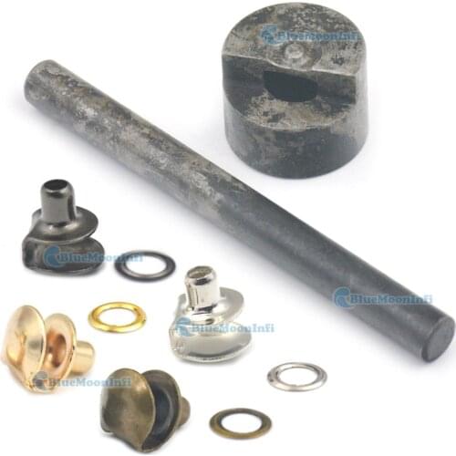 One Tool with 20/50 pcs 8mm Boots Hook eyelet Buckle Shoelace Hook Riding Hiking Camp Climbing Fitting With washers DIY