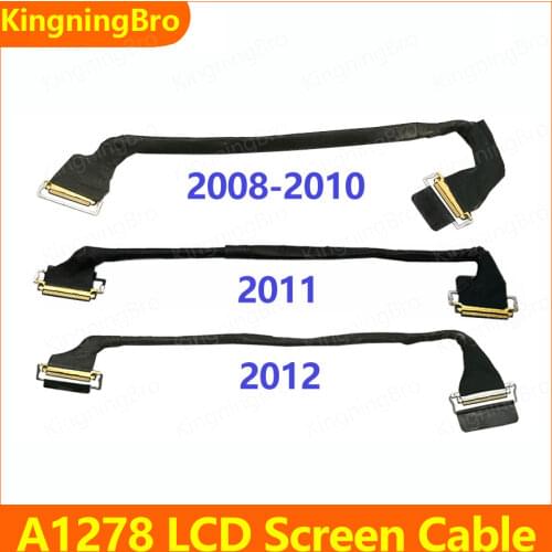 Tested Original LCD LED LVDS Screen Display Cable For Macbook Pro 13" A1278 2008 2009 2010 2011 2012 years