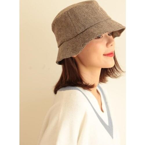 Autumn And Winter Skiing Keep Warm Woolen Fisherman Hat Men Hip Hop Adjustable Solid Cap Women Wool Felt Bucket Hats