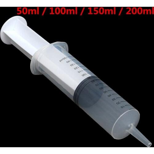 Plastic Hydroponics Nutrient Sterile Health Measuring Syringe Tools Cat Feeding Accessories 50ml/100ml/150ml/200ml Pipette