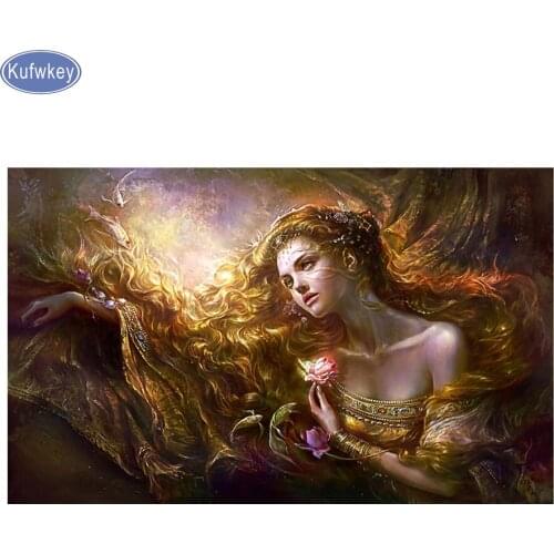 Full,Diamond Embroidery,woman,fairy,Beauty,Lady,5D,Diamond Painting,Cross Stitch,Diamond Mosaic,home Decoration,Christmas,gift