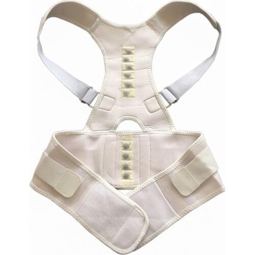 Adjustable Orthopaedic Magnetic Back Shoulder Posture Corrector Unisex Back Support Straighten Out Brace Belt Health