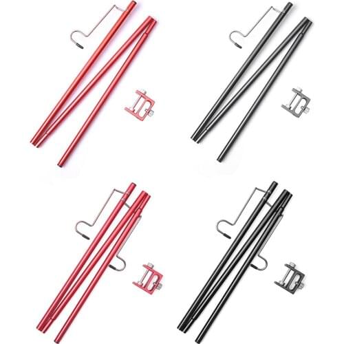 Detachable Lantern Stand Lamp Double-Hook Lantern hanger Camping Lamp Bracket Lamp Holder Portable Camping Accessory