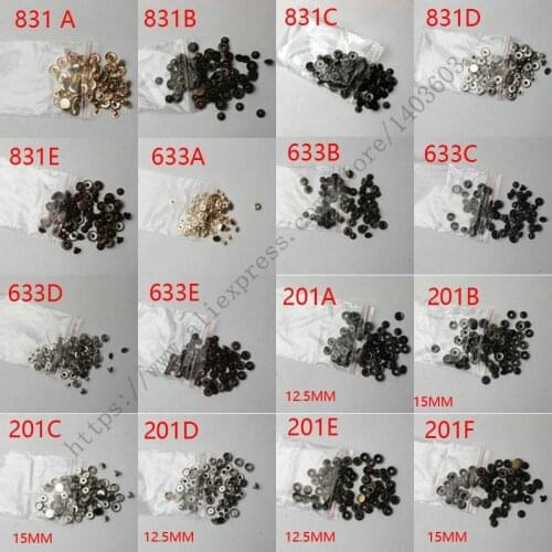 Snap buttons 831 633 201 material Stainless steel 15mm 12.5mm 20sets Fasteners for clothing overcoat jacket free shipping