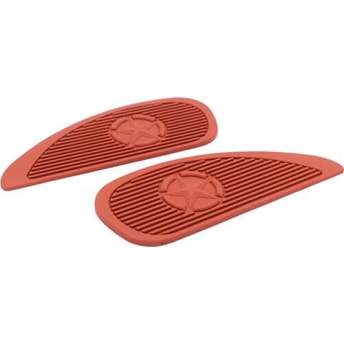 Universal Brown Motorcycle Fuel tank Rubber 3M side Stickers Pad Protector sheath For Honda Yamaha Suzuki Kawasaki BMW Custom