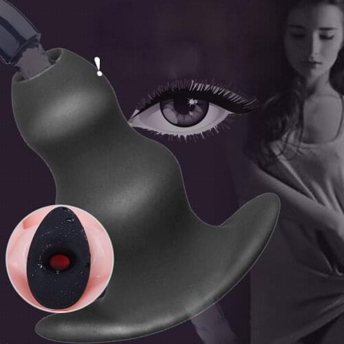 Wetips Silicone Enema Anal Shower Cleaning Lavativas Anales Dildo Anal Dilator Sex Gays Ducha Vaginal Portable Ass Enema Plug