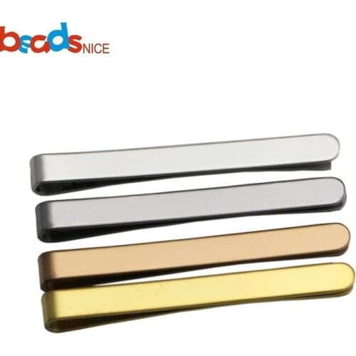 Beadsnice Stainless Steel Custom Groomsmen Tie Clip Personalized Monogram Tie Bar Clip 39583