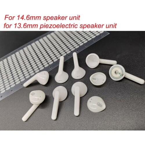 1 Pair Earphones Shell Case for 13.6mm Piezoelectric Speaker unit 14.6mm Driver Speaker Unit Earphones Case