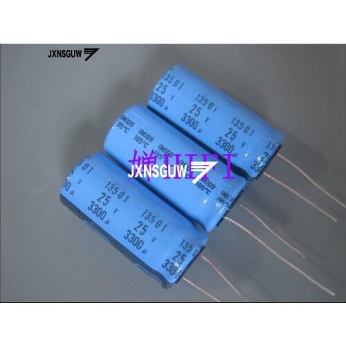 10PCS Original PH KO135 25V3300UF 16X31MM blue Aluminum electrolytic capacitors KO 135 3300uF/25v 105degrees BC 135KO 3300UF 25V