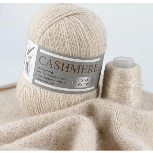100% Mongolian Cashmere Yarn Crochet Best Quality Wool Hand-knitted Mink Cashmere For Knitting Yarn Woman Scarf Sweater Thread