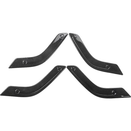 For Jeep Wrangler JK 2011-2017 Car Interior Door Handle Cover Trim Carbon Fiber ABS Decoration Sticker Accessories, 4Pcs