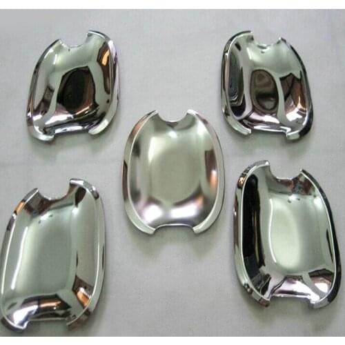 5pcs ABS Chrome For Toyota Land Cruiser Prado FJ 120 Accessories Door Handle Bowl For Toyota Land Cruiser Prado Fj120 2003-2009