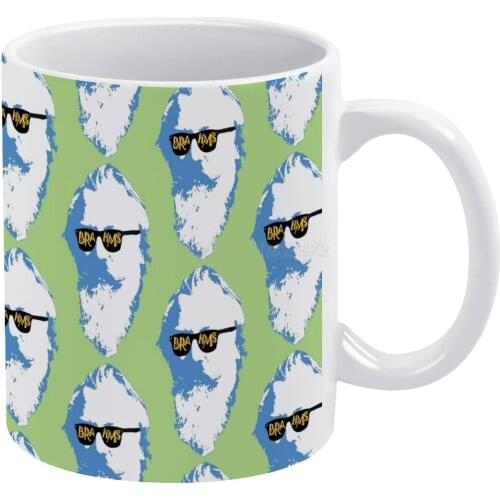 Brahms White Mug New Good Quality Print Mug 11 Oz Coffee Cup Classical Concerto Orchestra Composers Composer Conductors Classic