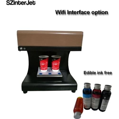 Digital latte art coffee printer with 4*100edible ink free