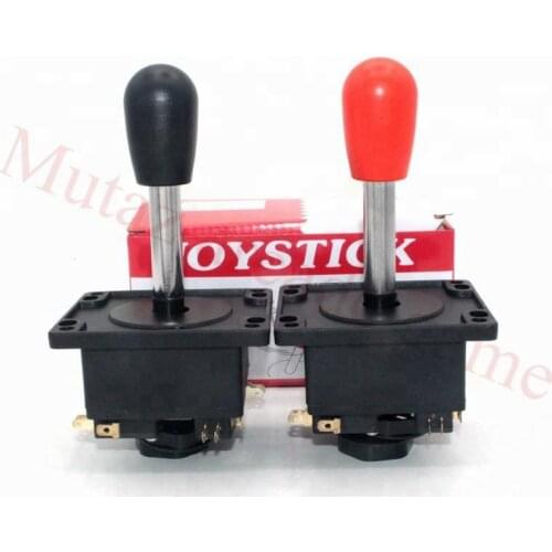 HAPP style joystick Spanish style arcade rocker with 3-terminal micro switch red topball Arcade game cabinet accessories