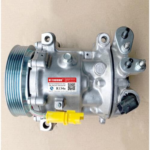 SD7C16 A/C Compressor for PEUGEOT 407 607 CITROEN C5 9671820480 9683003080 1300 6453WY 6453PQ 6453RG 6453PN 6453RA 6453.PM