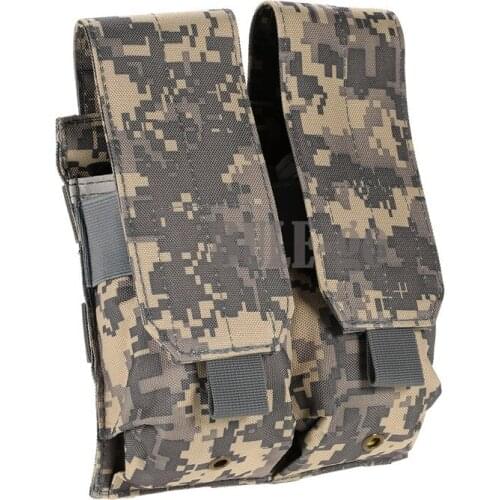 Molle Nylon Tactical Dual Double Pistol Mag Magazine Pouch Close Holster For Outdoor Combat Military Hunting