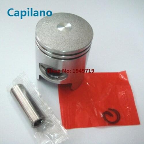 Motorcycle piston kit with piston ring piston pin and piston pin lock ZX50 for Honda 2 stroke 50cc scooter engine parts